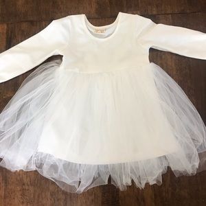 Baby girl first birthday tutu dress + crown